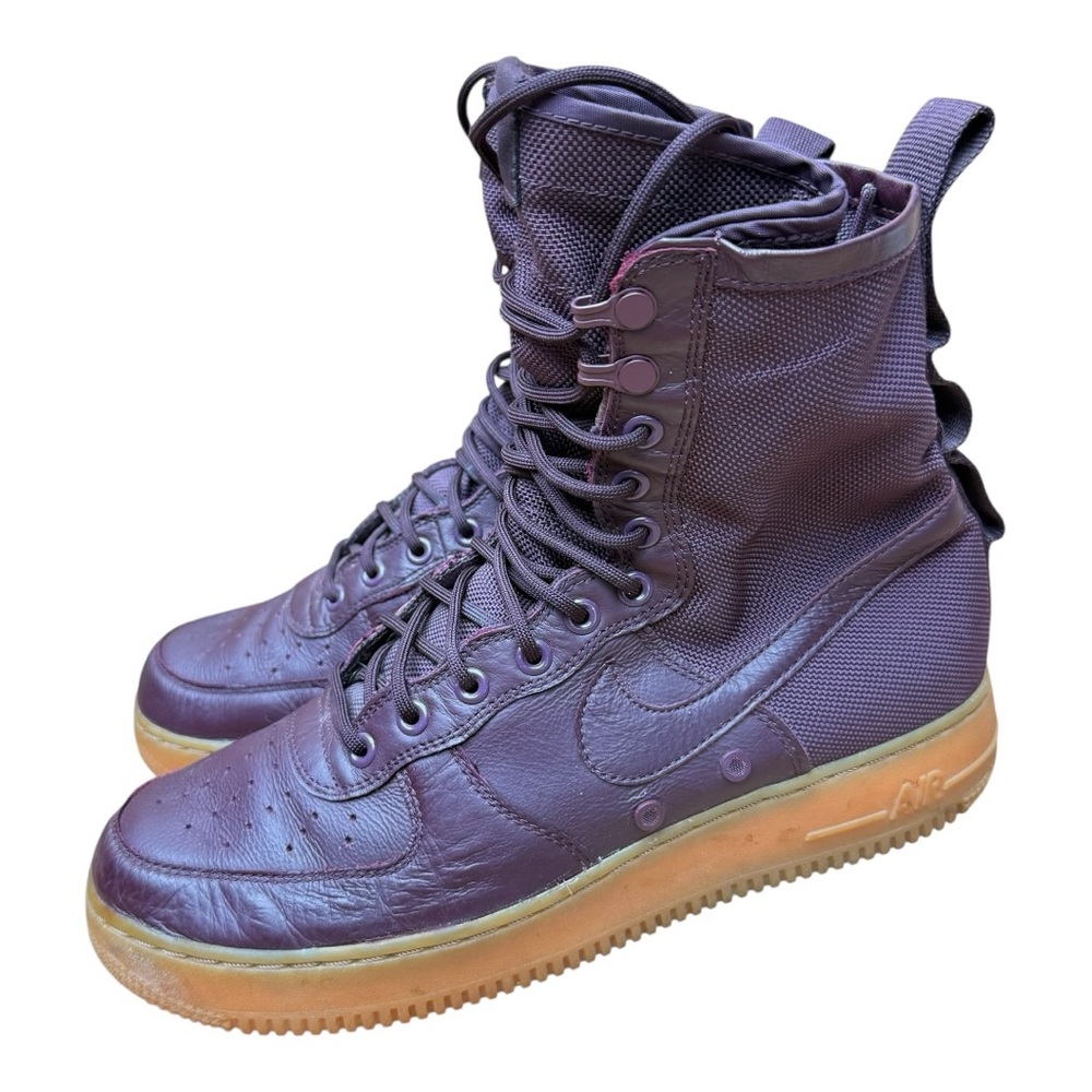 Nike SF Air Force 1 Men size 10 High High Deep Burgundy Sneakers Shoes
